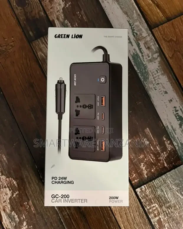 200W Power Inverter Car Adapter 12V to 220V - Buy in Dar es Salaam, Tanzania | Smartware
