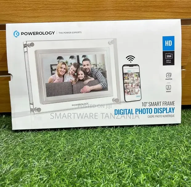 Powerology 10 Inch Smart Digital Photo Frame - Buy in Dar es Salaam, Tanzania | Smartware