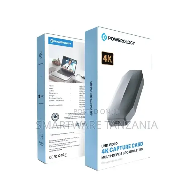 Powerology Capture Card 1C 3.2 Gen1 1Hdmi 1.4, Support 30hz