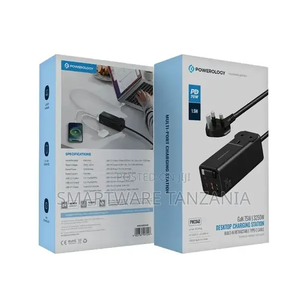 Powerology Desktop Charging Station - Buy in Dar es Salaam, Tanzania | Smartware
