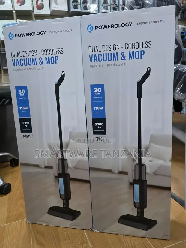 Powerology Dual Design - Cordless Vacuum Mop - Buy in Dar es Salaam, Tanzania | Smartware