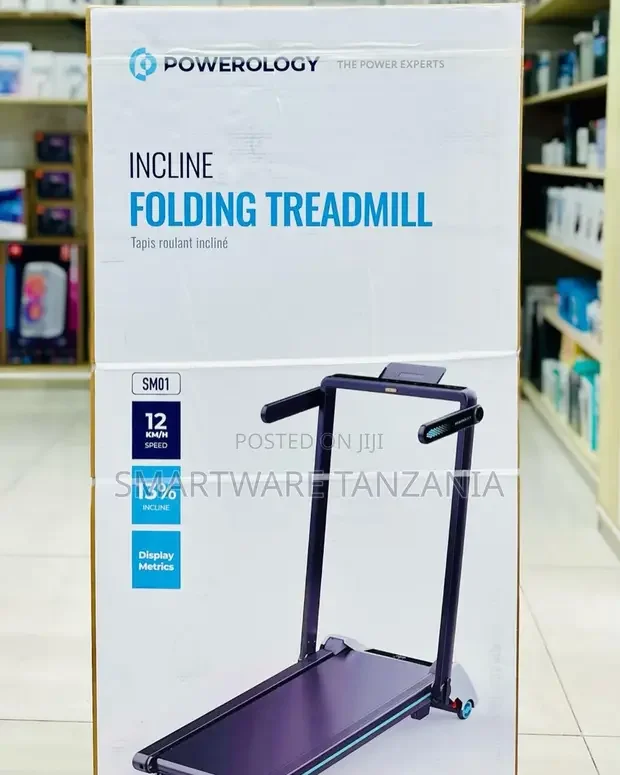 Powerology Incline Folding Treadmill - Buy in Dar es Salaam, Tanzania | Smartware