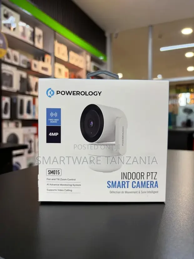 Powerology Indoor PTZ Smart Camera 4MP - Buy in Dar es Salaam, Tanzania | Smartware