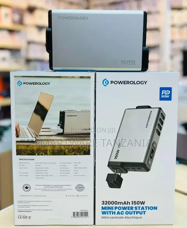 Powerology Mini Power Station 150W 32000mAh - Buy in Dar es Salaam, Tanzania | Smartware