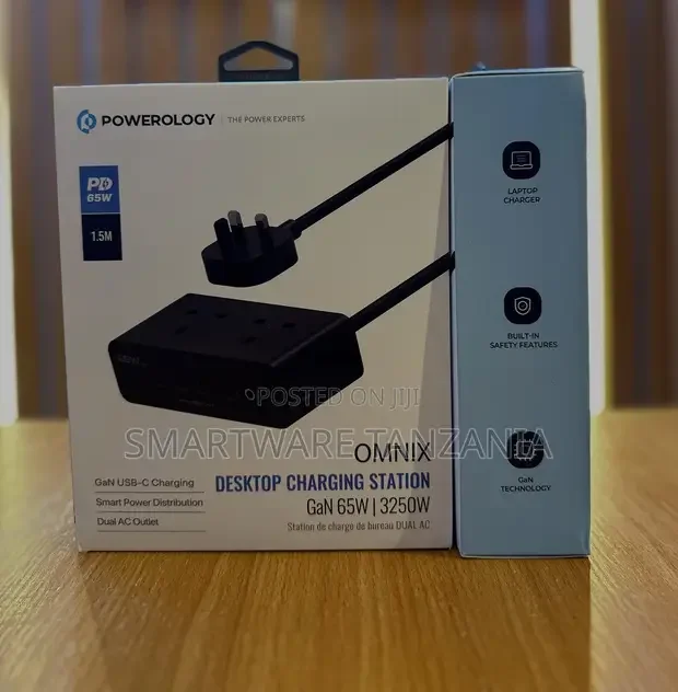 Powerology Omnix Desktop Charging Station 65W - Buy in Dar es Salaam, Tanzania | Smartware