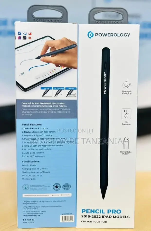 Powerology Pencil Pro iPad Stylus Magnetic Charge Tilt - Buy in Dar es Salaam, Tanzania | Smartware