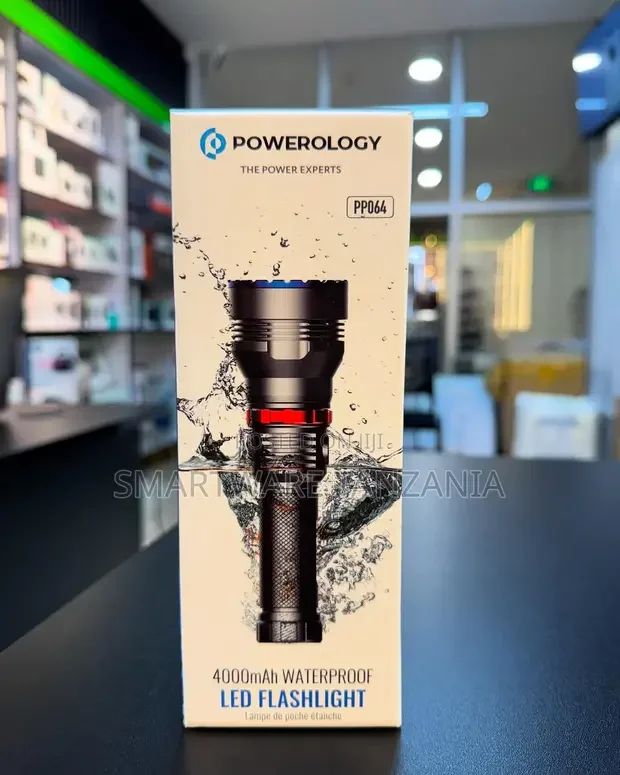 Powerology PP064 LED Flashlight 4000mAh - Buy in Dar es Salaam, Tanzania | Smartware