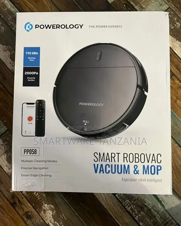 Powerology Smart Robotic Vacuum Cleaner - Buy in Dar es Salaam, Tanzania | Smartware