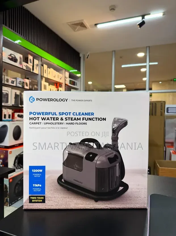 Powerology Spot Cleaner 1200W Steam Hot Water - Buy in Dar es Salaam, Tanzania | Smartware