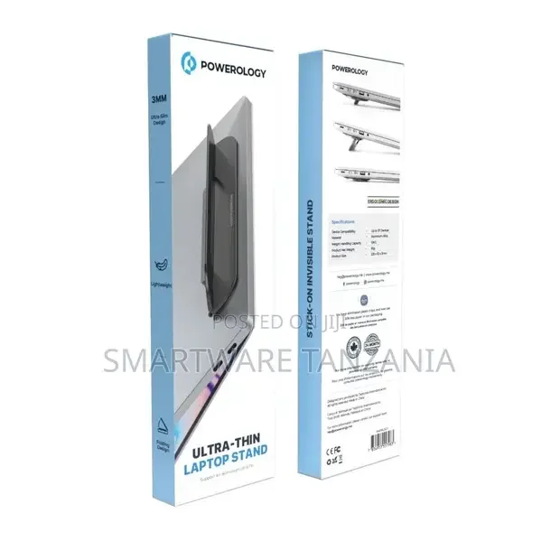 Powerology Ultra-Thin Laptop Stand - Buy in Dar es Salaam, Tanzania | Smartware