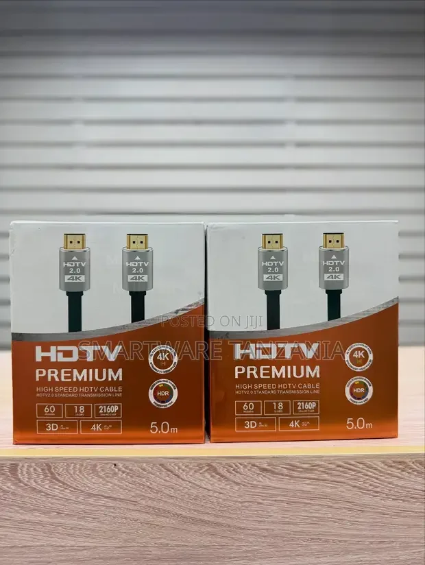 Premium 5.0m High Speed HDTV 2.0 Cable - Buy in Dar es Salaam, Tanzania | Smartware