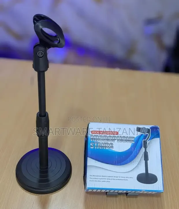 Professional Desktop Microphone Stand Heavy Duty Adjustable Base - Buy in Dar es Salaam, Tanzania | Smartware