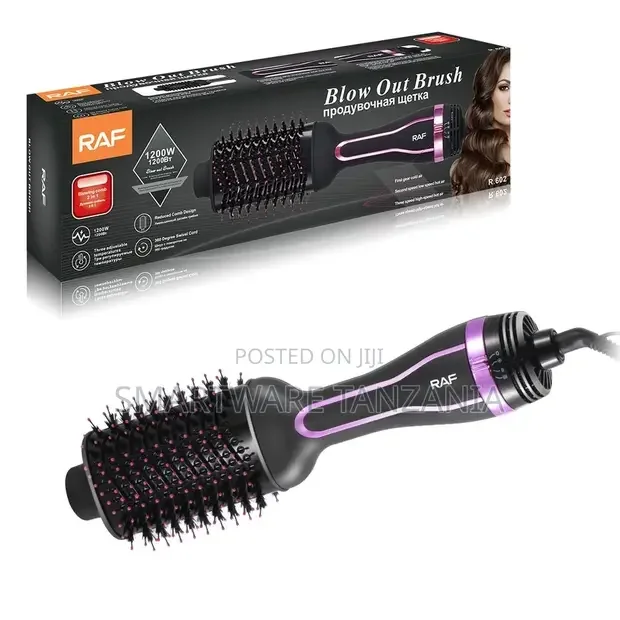 Professional Hot Air Brush With Negative Ion Anti-frizz - Buy in Dar es Salaam, Tanzania | Smartware