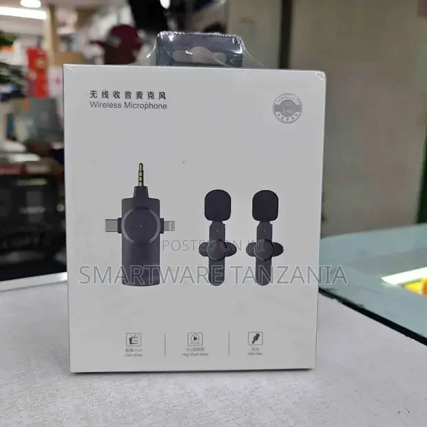 Professional Mic, 3 In 1 Wireless Lavalier Microphone