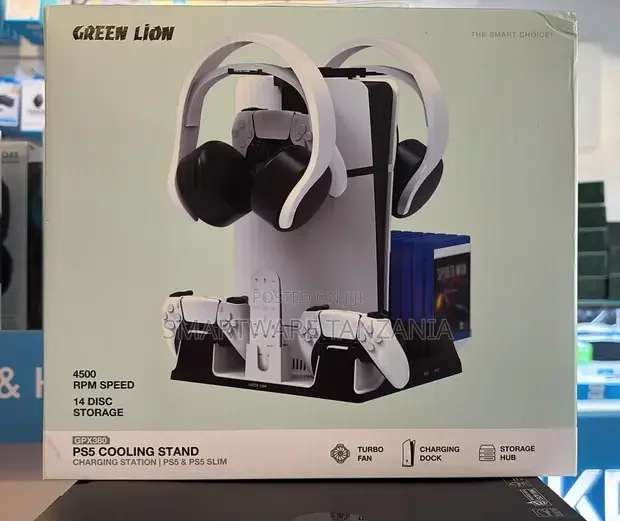 PS5 Stand, Cooling Station & Dual Controller Charger - Buy in Dar es Salaam, Tanzania | Smartware