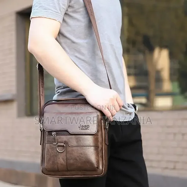 Pu Leather Men's Small Messenger Bag - Buy in Dar es Salaam, Tanzania | Smartware