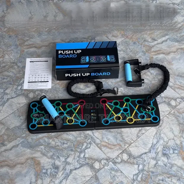 Push-up Board Full Set With Resistance Bands - Buy in Dar es Salaam, Tanzania | Smartware