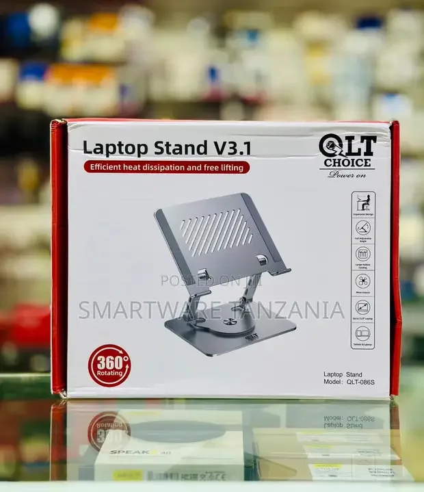 QLT Choice V3.1 Adjustable Laptop Stand - Buy in Dar es Salaam, Tanzania | Smartware