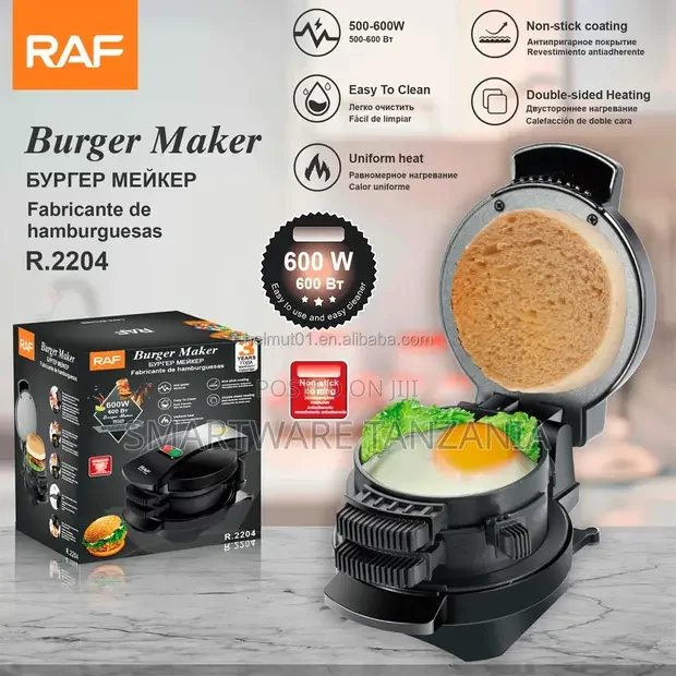 Quick Breakfast Maker for Burgers, Sandwiches & Eggs - Buy in Dar es Salaam, Tanzania | Smartware