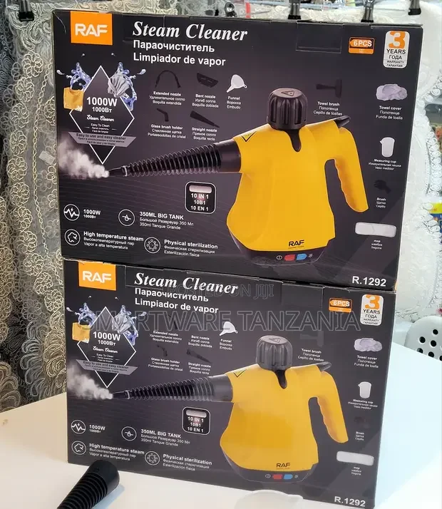 RAF 1000W Portable Steam Cleaner With 10-in-1 Attachments - Buy in Dar es Salaam, Tanzania | Smartware