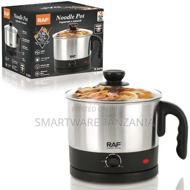 RAF 1.5L Noodle Cooker R.5476 1500W Fast Boil - Buy in Dar es Salaam, Tanzania | Smartware