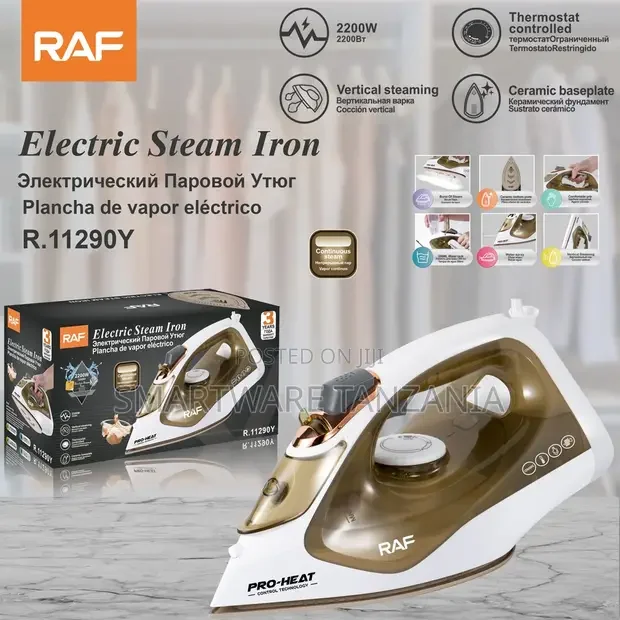 RAF 2200W Steam Iron R.11290Y - Buy in Dar es Salaam, Tanzania | Smartware