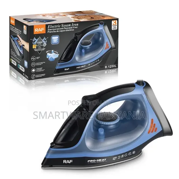 RAF 2200W Steam Iron R.1250L - Buy in Dar es Salaam, Tanzania | Smartware