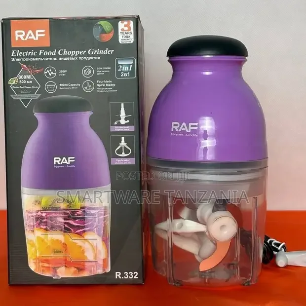 RAF 250W Electric Food Chopper 800ml Mini Blender - Buy in Dar es Salaam, Tanzania | Smartware