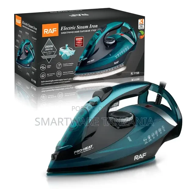 RAF 2800W Steam Iron R.1155 - Buy in Dar es Salaam, Tanzania | Smartware