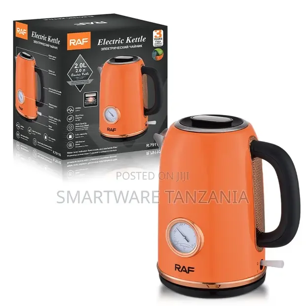 RAF 2L Electric Kettle R.7911O Orange Rose Gold - Buy in Dar es Salaam, Tanzania | Smartware