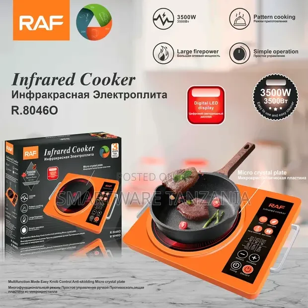 RAF 3500W Infrared Cooktop with LED Display - Buy in Dar es Salaam, Tanzania | Smartware
