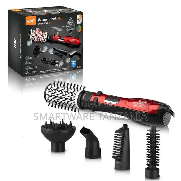 RAF 5-in-1 Rotative Brush Hair Styling Kit - Buy in Dar es Salaam, Tanzania | Smartware