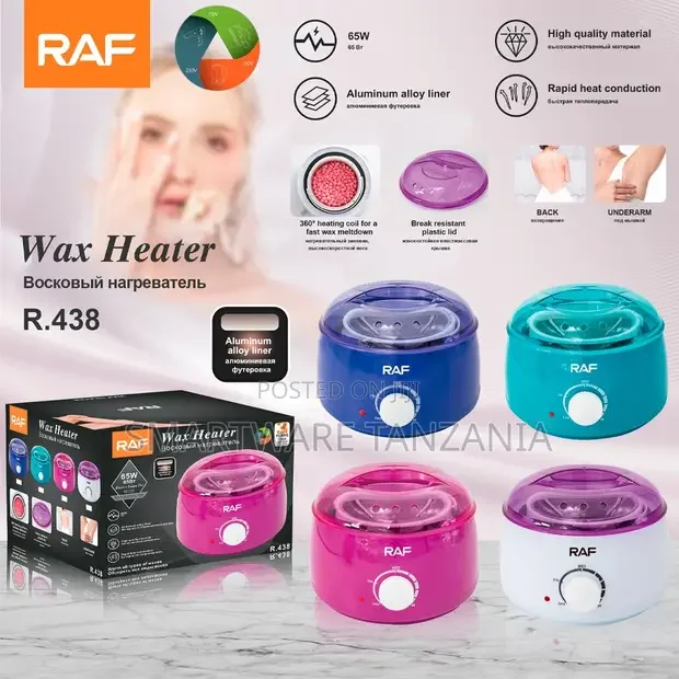 Raf 65w Wax Warmer Heater Hair Removal Spa Salon Use R.438