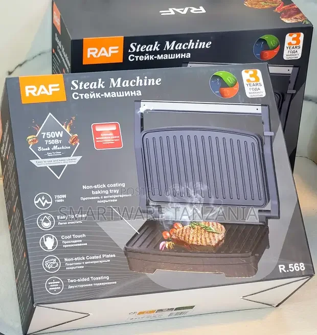 RAF 750W Electric Steak Machine Grill - Buy in Dar es Salaam, Tanzania | Smartware
