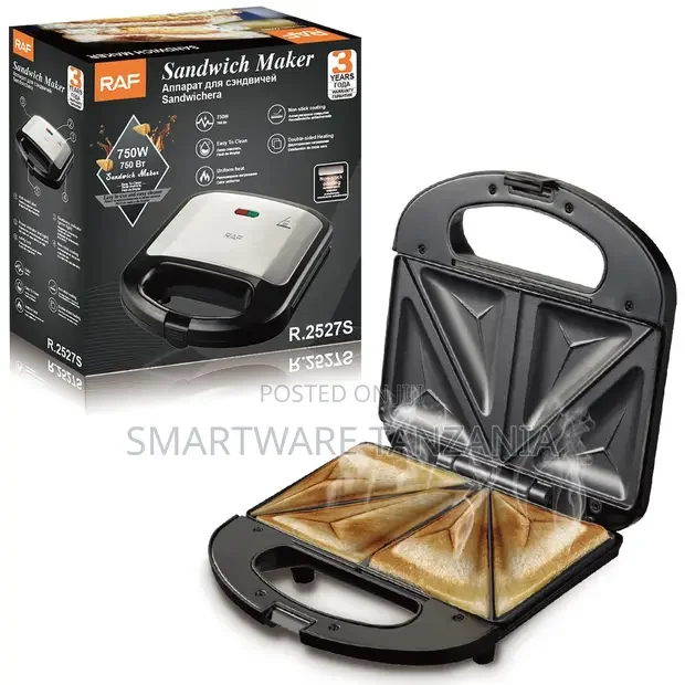 RAF 750W Sandwich Toaster R.2527S - Buy in Dar es Salaam, Tanzania | Smartware