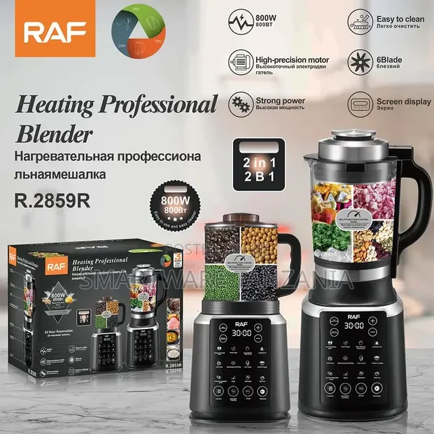 RAF 800W Heating Blender 2-in-1 Hot Soup Smoothie Maker - Buy in Dar es Salaam, Tanzania | Smartware