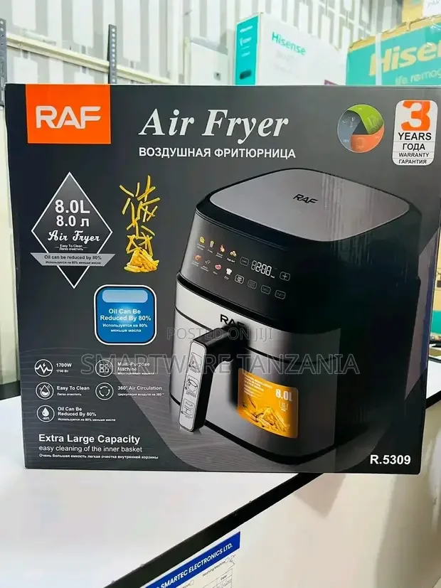 RAF 8 Liters Easy-to-use Digital Air Fryer - Buy in Dar es Salaam, Tanzania | Smartware