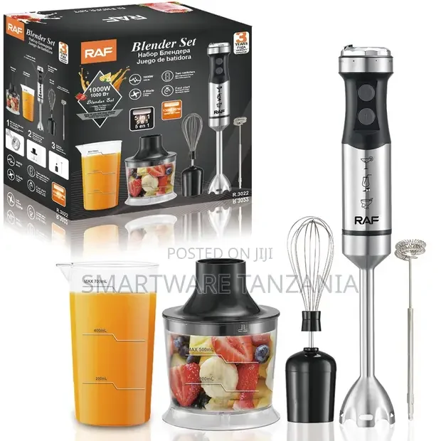 RAF R.3022 Blender Set - Immersion Hand Blender Chopper Kit - Buy in Dar es Salaam, Tanzania | Smartware
