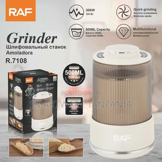 RAF Coffee Grinder 300W Spice Mill 500ml - Buy in Dar es Salaam, Tanzania | Smartware