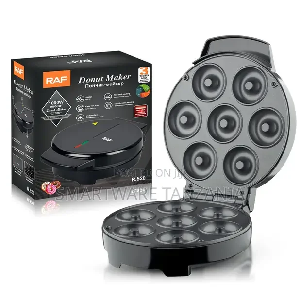 RAF Donut Maker R.520 - 7-piece Non-stick Donut Baker - Buy in Dar es Salaam, Tanzania | Smartware
