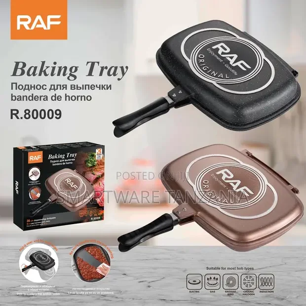 RAF Double-Sided Baking Tray R.80009 Non-Stick Grill Pan 36cm - Buy in Dar es Salaam, Tanzania | Smartware