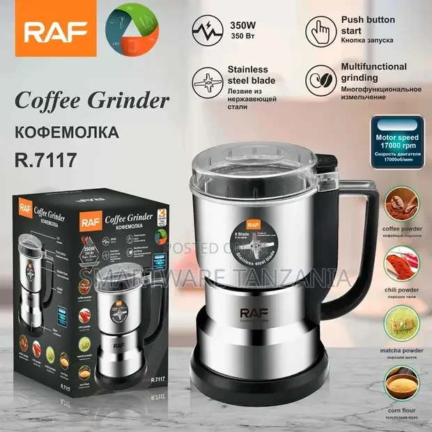 RAF Electric Coffee Grinder Dry Grinder - Buy in Dar es Salaam, Tanzania | Smartware