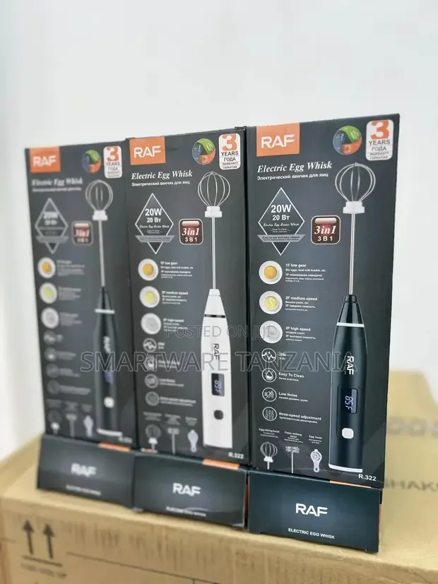 RAF Electric Coffee Mixer (3 In 1) Egg Whisk Milk Frother - Buy in Dar es Salaam, Tanzania | Smartware
