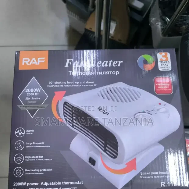 Raf Electric Fan Heater Room Heater With Temperature Control - Buy in Dar es Salaam, Tanzania | Smartware