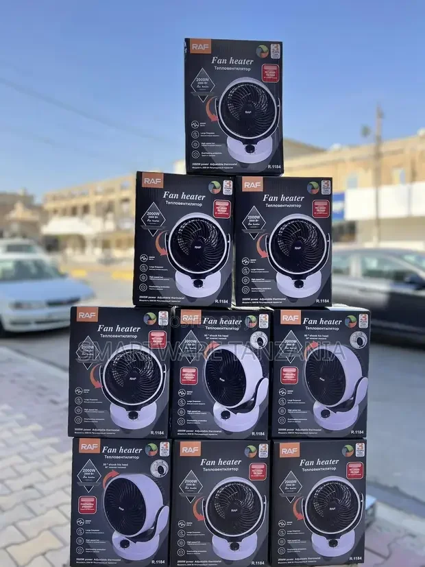 RAF Electric Fan Heater with Temperature Control, 2000W - Buy in Dar es Salaam, Tanzania | Smartware