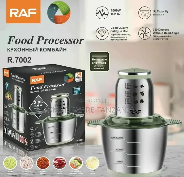 RAF Electric Food Chopper, Meat Grinders Blender Processor - Buy in Dar es Salaam, Tanzania | Smartware