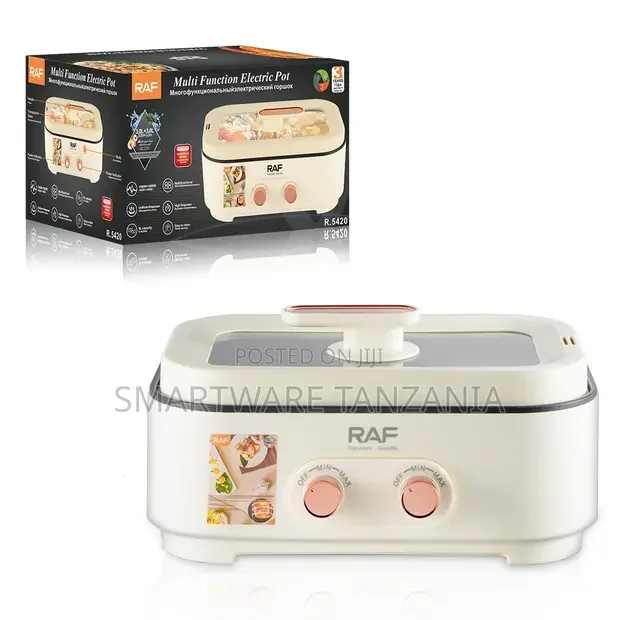 RAF Electric Hot Pot 2000w R.5420 Dual Flavor 6l Multi Cooker - Buy in Dar es Salaam, Tanzania | Smartware