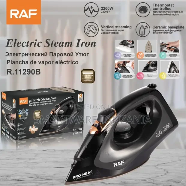 RAF Electric Iron 2200W R.11290B - Buy in Dar es Salaam, Tanzania | Smartware