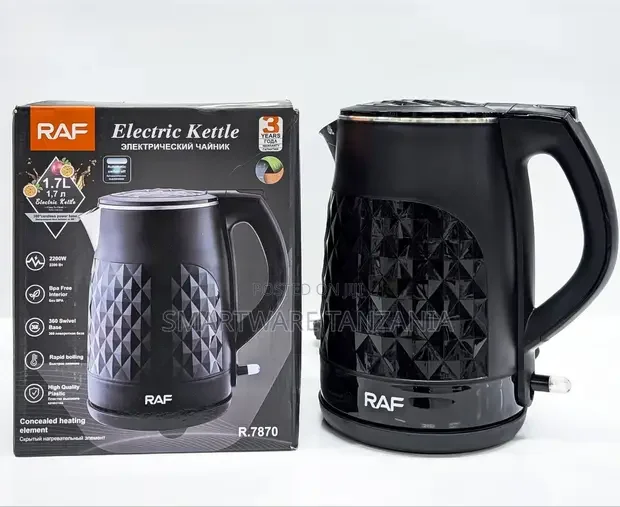 RAF Electric Kettle 1.7L 2200W Fast Boil - Buy in Dar es Salaam, Tanzania | Smartware