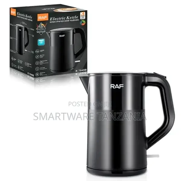 RAF Electric Kettle 1.7L Stainless Steel BPA Free - Buy in Dar es Salaam, Tanzania | Smartware